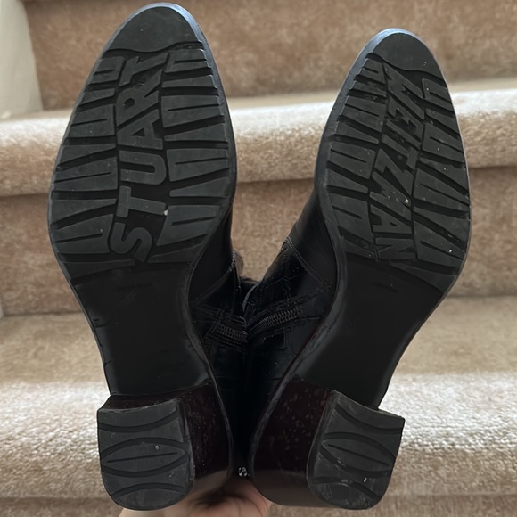 Stuart Weitzman Glam Brown Cowboy Boots - Picture 8 of 8